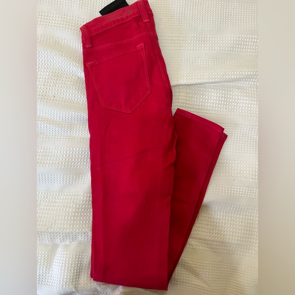 Hot Pink Coated Jeans - Picture 3 of 6